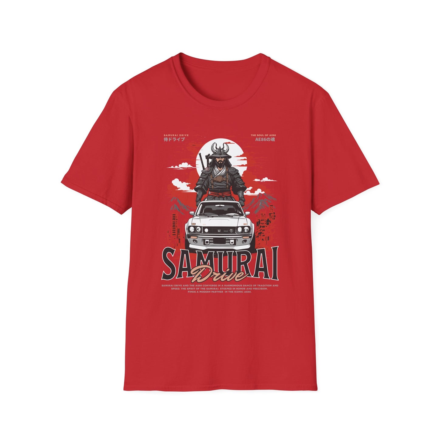 Samurai Driver - Unisex JDM Street T-shirt - Front Print