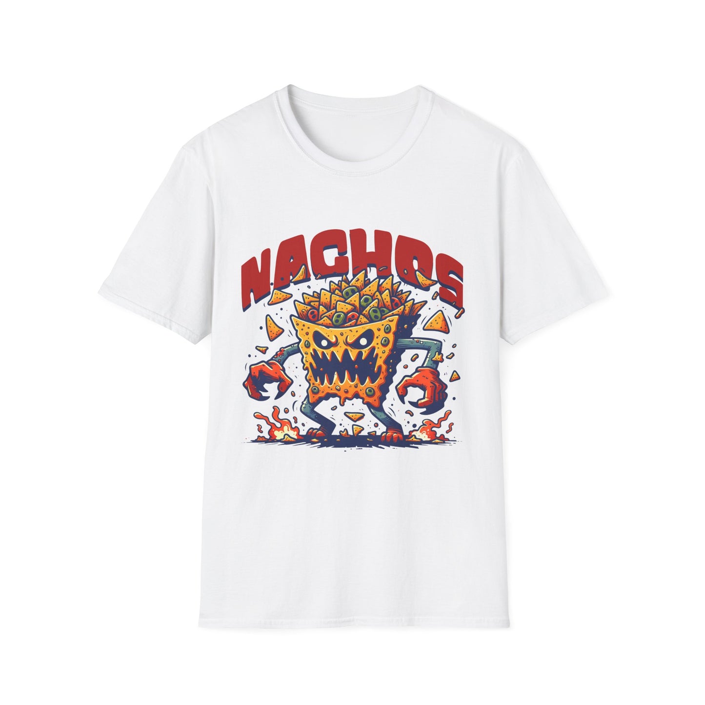 NACHOS! - Unisex Softstyle Sarcastic T-Shirt - Front Print