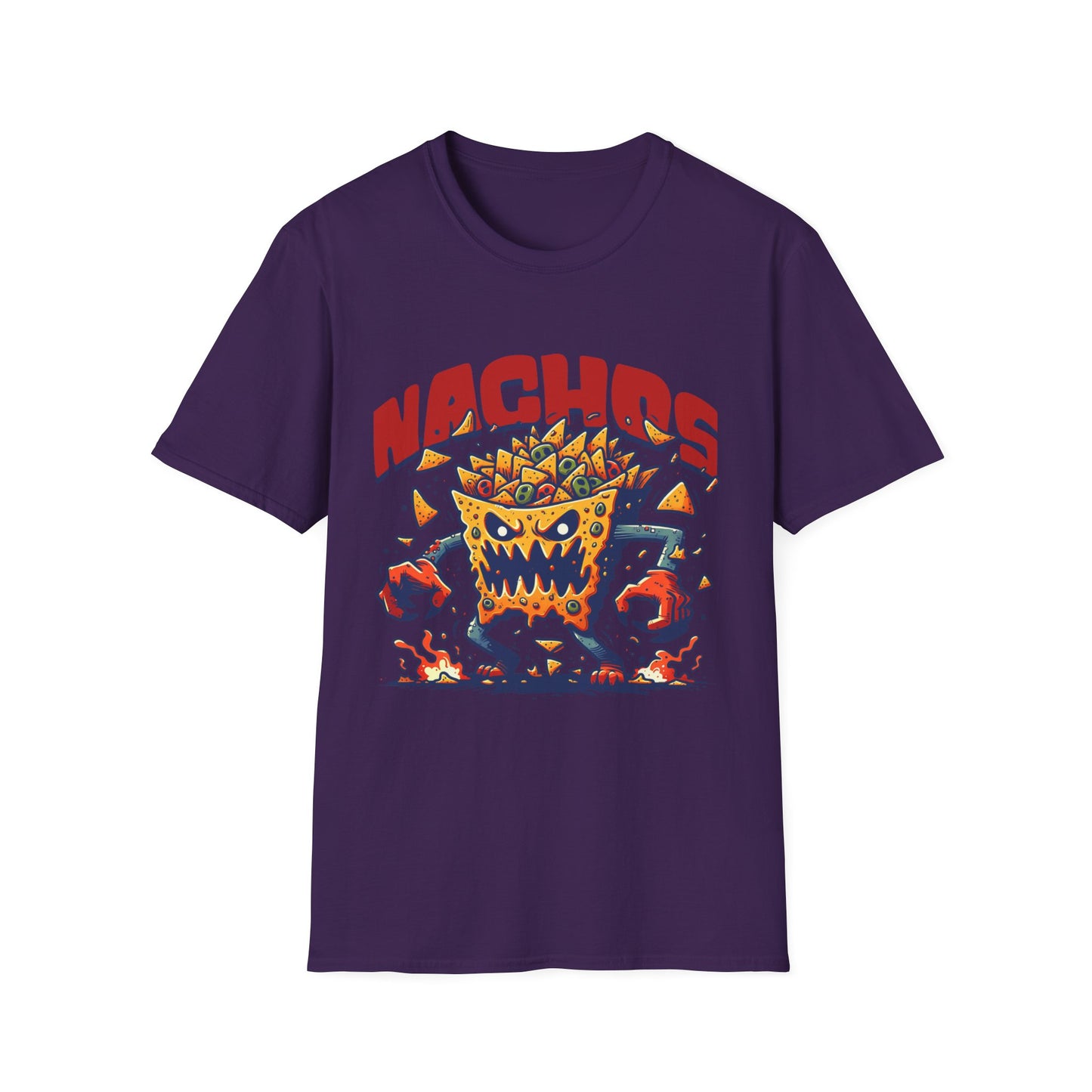 NACHOS! - Unisex Softstyle Sarcastic T-Shirt - Front Print