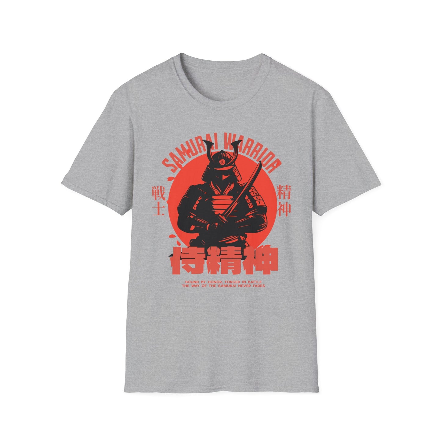 Samurai Warrior - Unisex Softstyle T-Shirt - Front Print