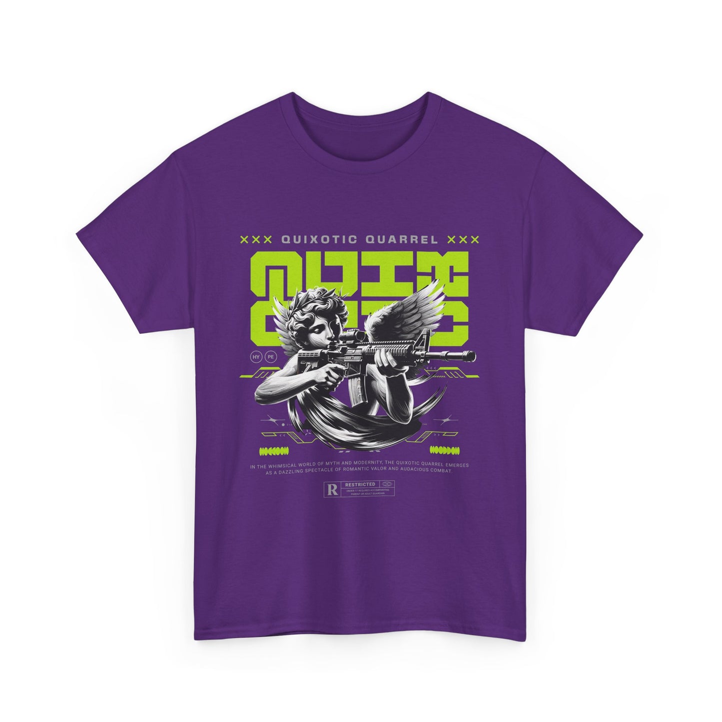 Quixotic Quarrel - Organic Cotton T-shirt - Front Print