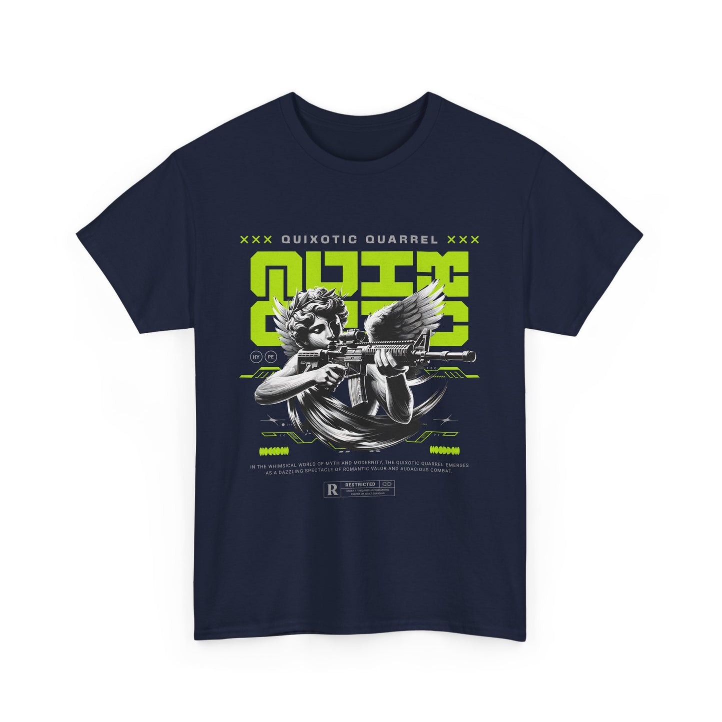 Quixotic Quarrel - Organic Cotton T-shirt - Front Print