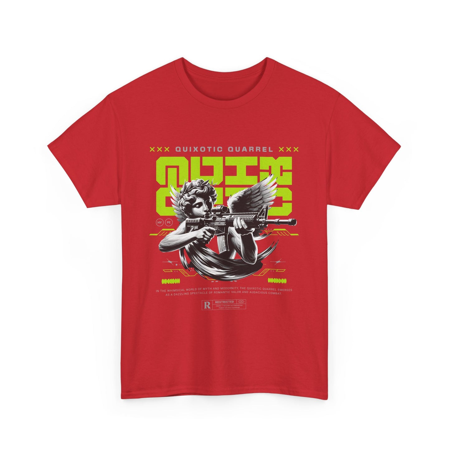Quixotic Quarrel - Organic Cotton T-shirt - Front Print