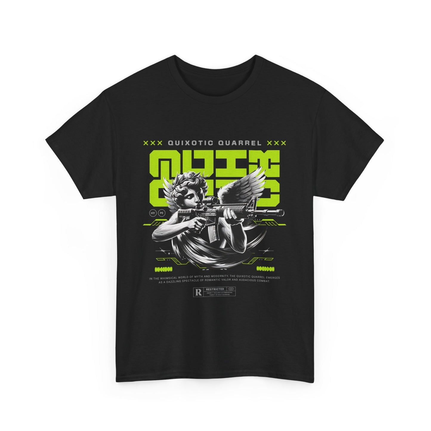 Quixotic Quarrel - Organic Cotton T-shirt - Front Print