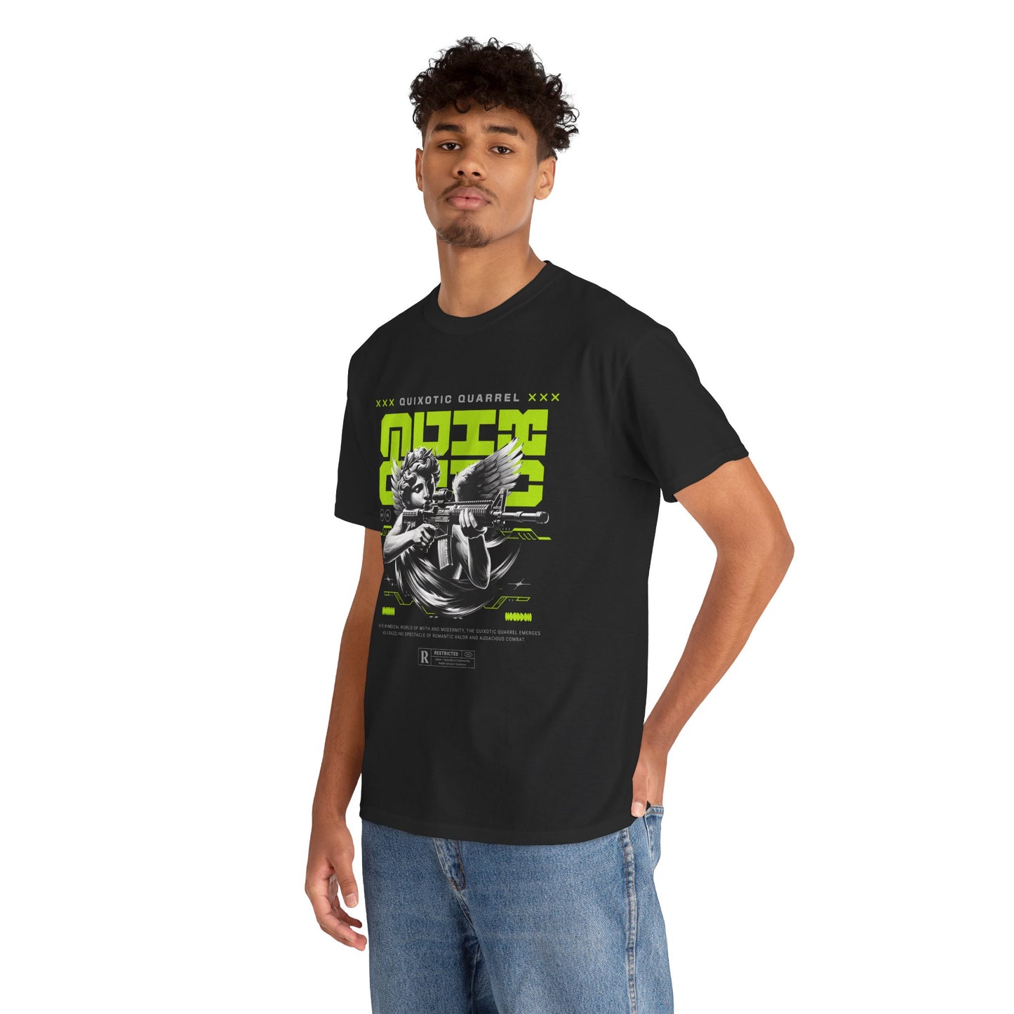 Quixotic Quarrel - Organic Cotton T-shirt - Front Print