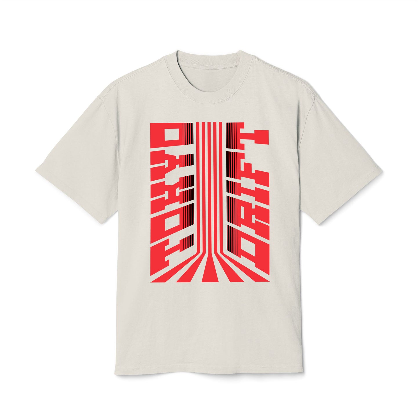 Tokyo Drift Garage - Oversized Heavy Feaded Tee - Front Print
