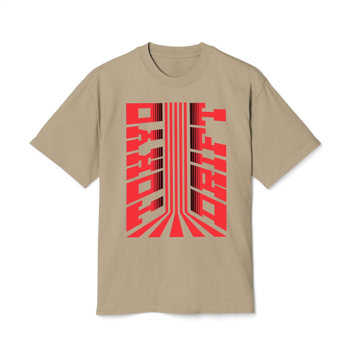 Tokyo Drift Garage - Oversized Heavy Feaded Tee - Front Print