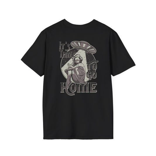 It's Time To Go Home - RetroVibe T-Shirt - Back Print