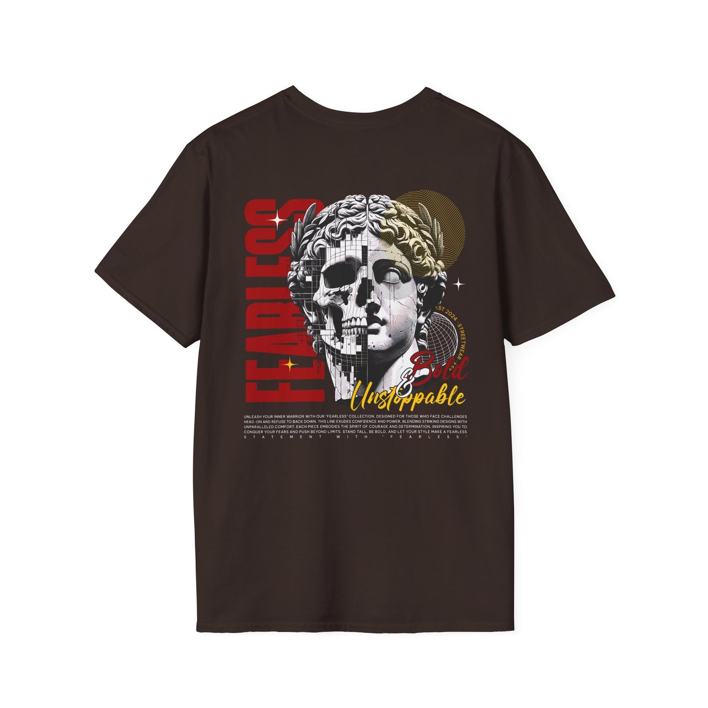 Fearless - Unisex Softstyle T-Shirt - Back Print