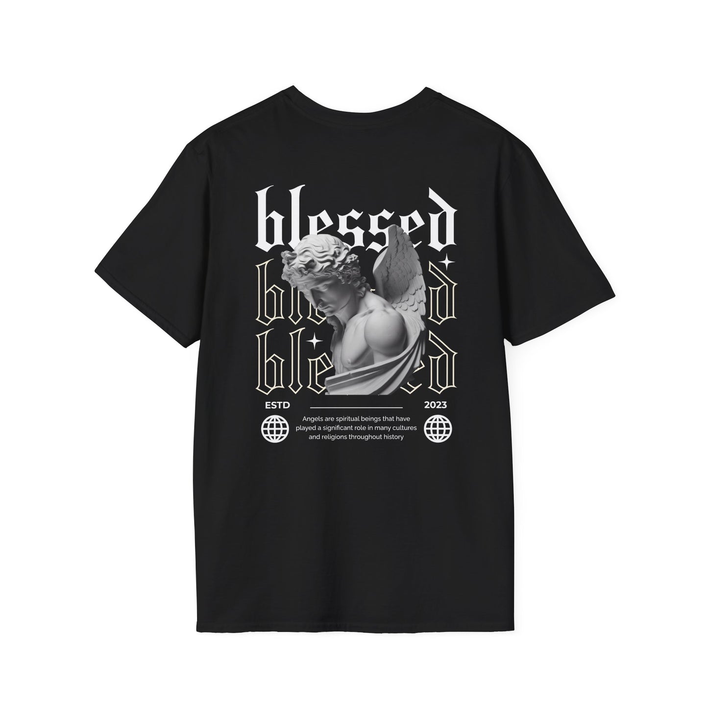 Blessed - Unisex Softstyle T-Shirt - Back Print