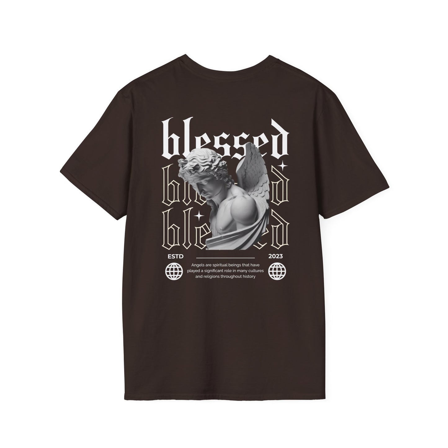 Blessed - Unisex Softstyle T-Shirt - Back Print