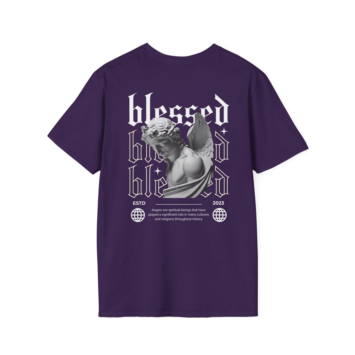 Blessed - Unisex Softstyle T-Shirt - Back Print