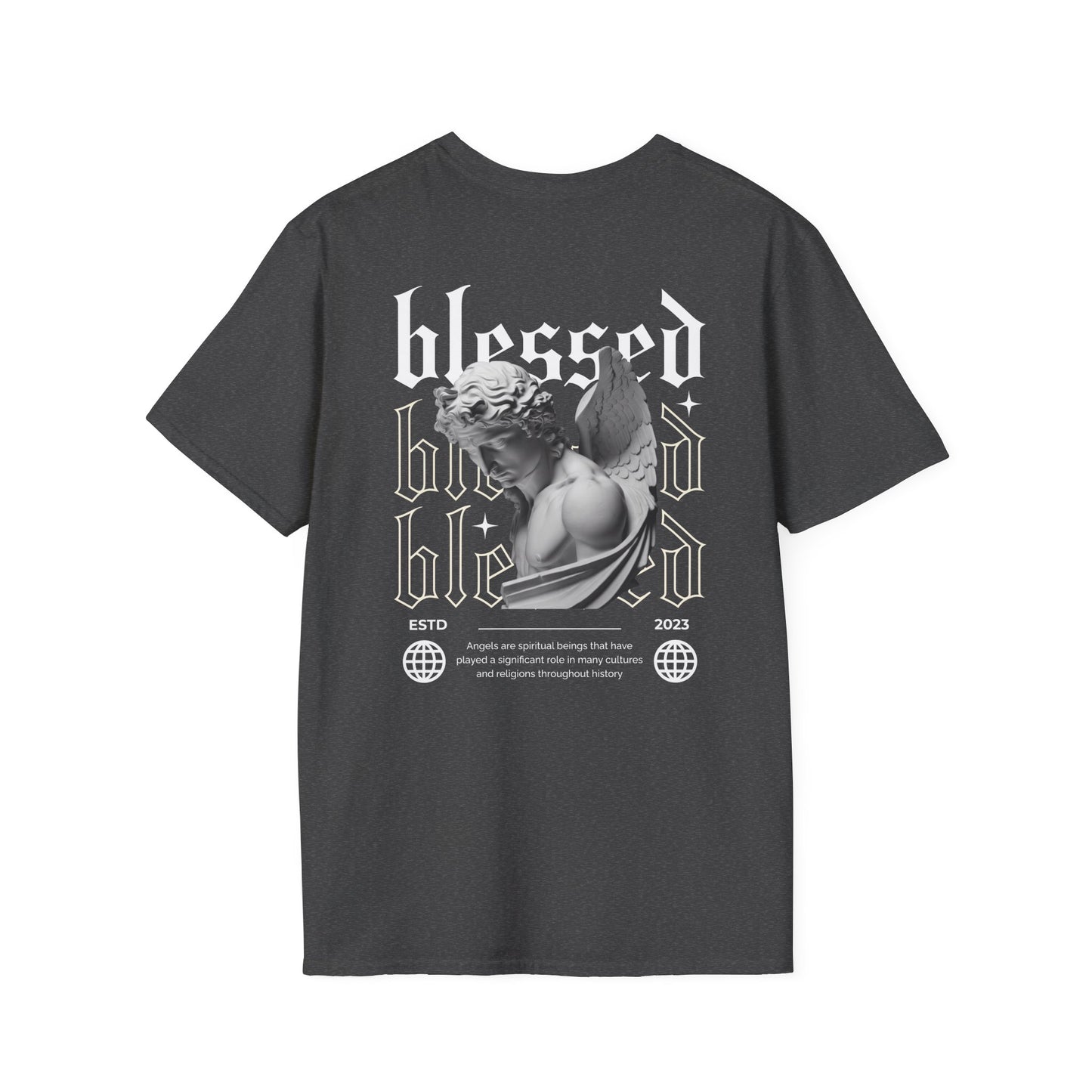 Blessed - Unisex Softstyle T-Shirt - Back Print