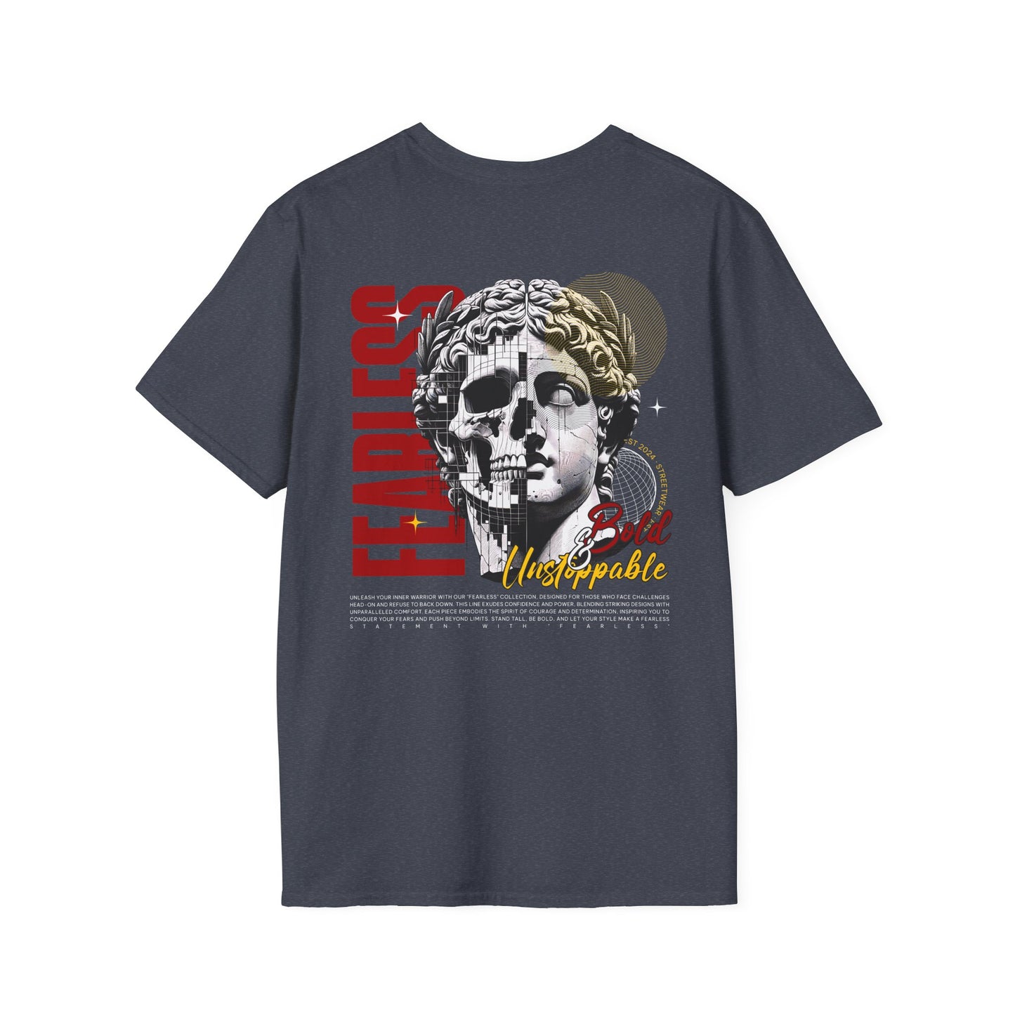 Fearless - Unisex Softstyle T-Shirt - Back Print