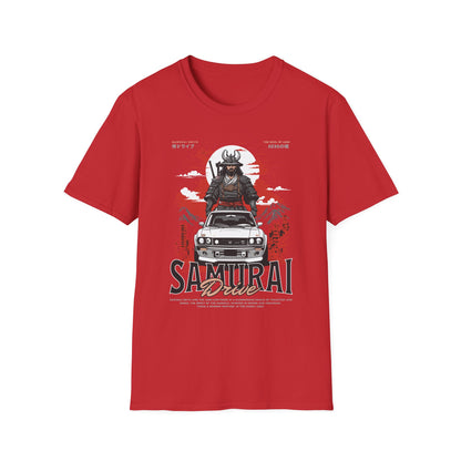 Samurai Driver - Unisex JDM Street T-shirt - Front Print