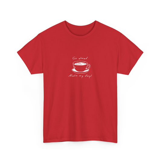 Go Ahead, Make My Day T-Shirt - Unisex Softstyle T-Shirt