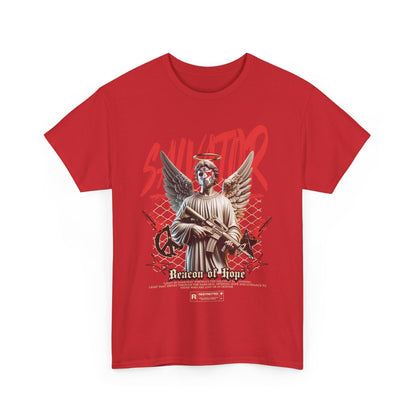 Salvator - Beacon Of Hope - Organic Cotton T-shirt - Front Print