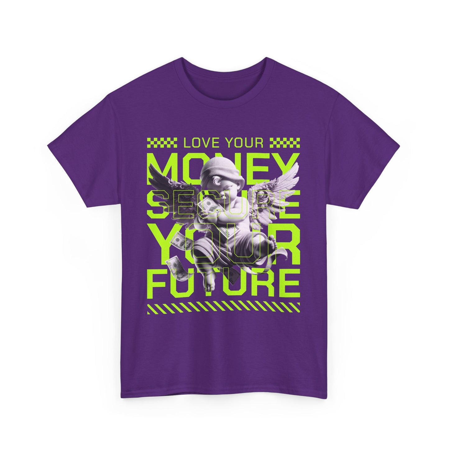 Love Your Money, Secure Your Life - Organic Cotton T-shirt - Front Print