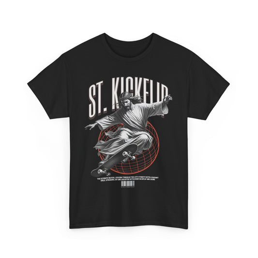 Skater Jesus T-Shirt – Sacred Kickflip Streetwear