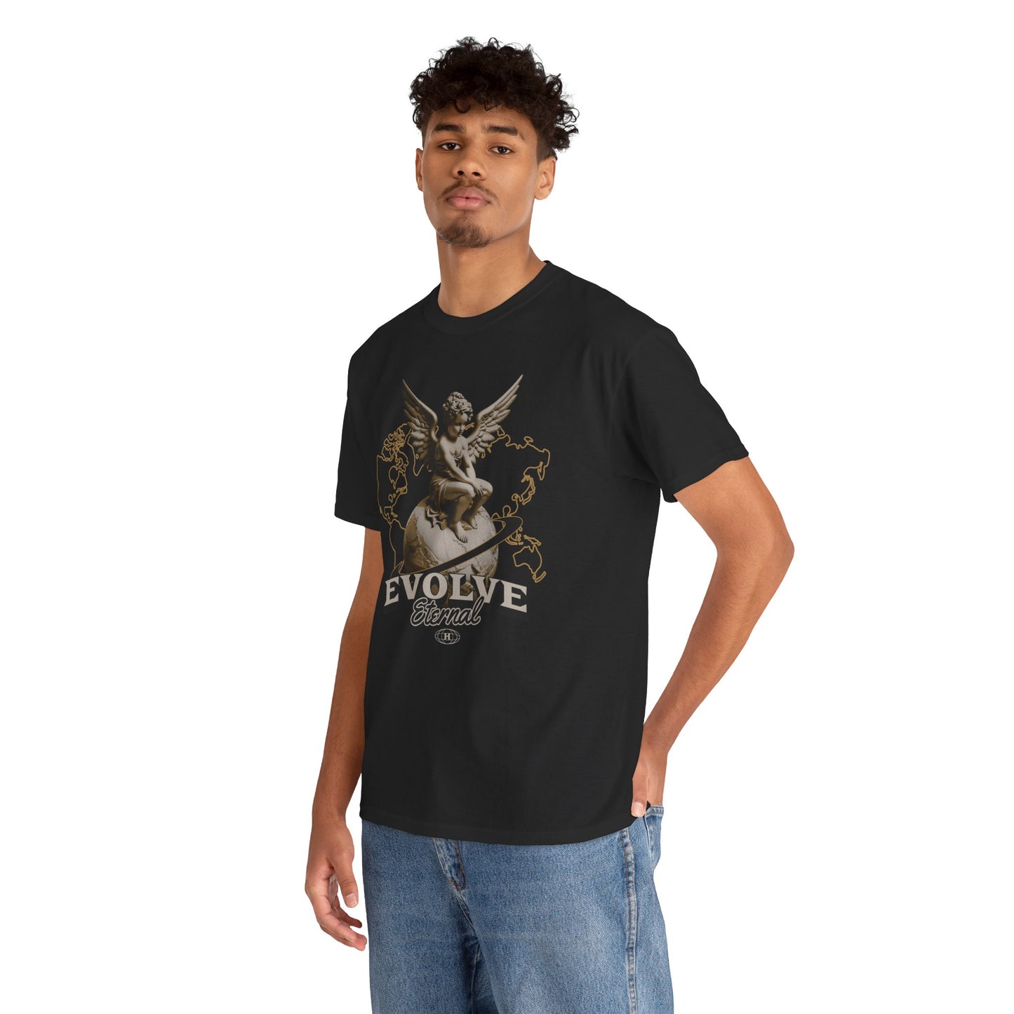 Cupid Evolve Eternal - Organic Cotton T-shirt - Front Print