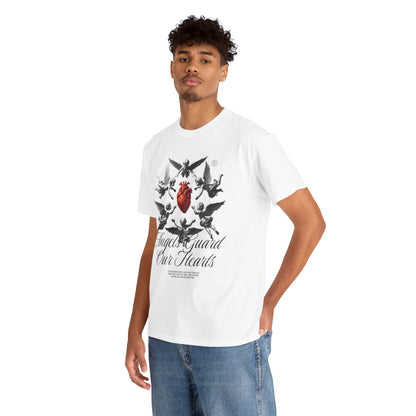 Angels Guard Our Hearts - Organic Cotton T-shirt - Front Print