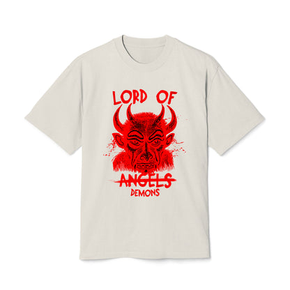 Lord Of Demons - Oversized Heavy Feaded Tee - Front Print
