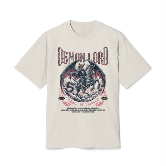 Demon Lord - Oversized Heavy Feaded Tee - Front Print
