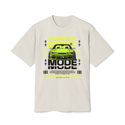 Drift Mode - Oversized Heavy Feaded Tee - Front Print