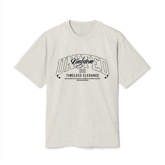 United Kingdom - Oversized Heavy Feaded Tee - Front Print