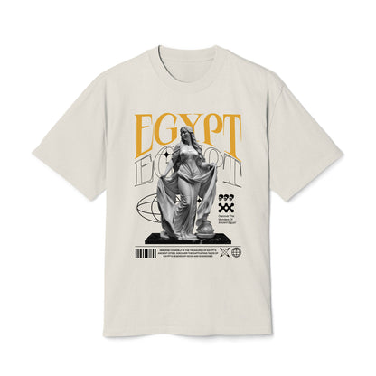 Egypt - Oversized Heavy Feaded Tee - Front Print