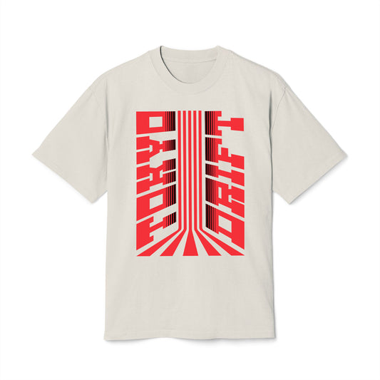 Tokyo Drift Garage - Oversized Heavy Feaded Tee - Front Print