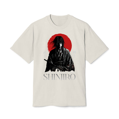 A True Samurai - Oversized Heavy Feaded Tee - Front Print
