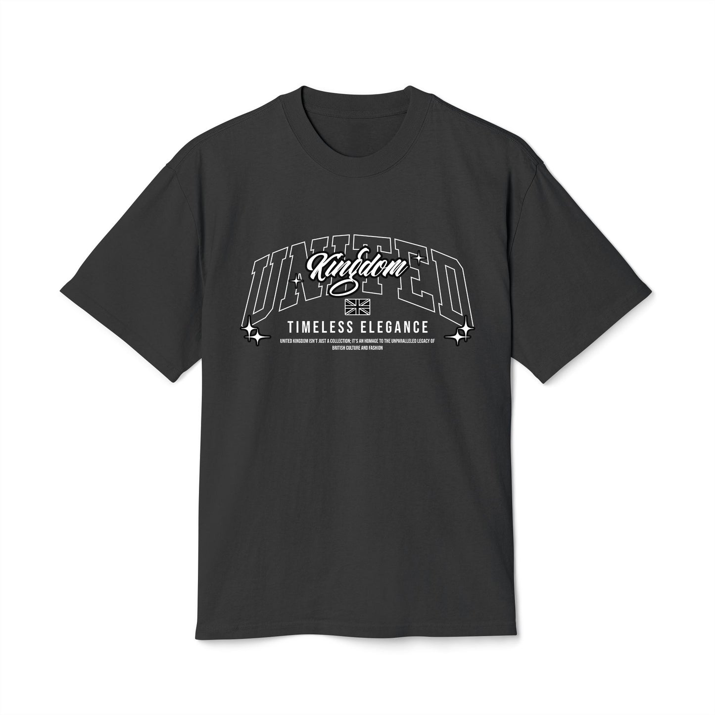 United Kingdom - Oversized Heavy Feaded Tee - Front Print