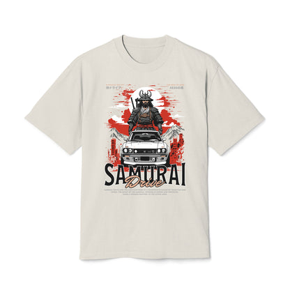 Samurai Driver - Oversized Heavy Feaded Tee - Front Print